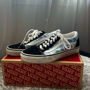 Tie dye vans size 7.5 W